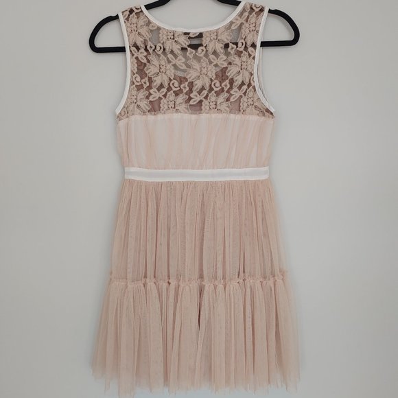 🎃 Blush by Young Threads Tulle and Lace Dress - Picture 4 of 10